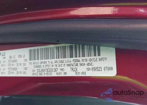 2014 Ram 1500 St from USA, damaged, VIN 3C6JR6AT9EG331367